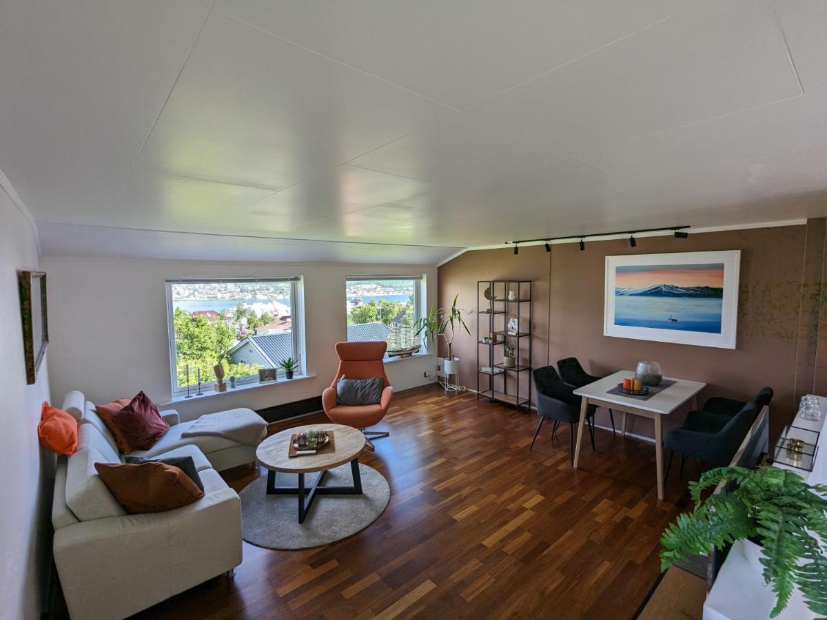 Sea & Mountain View Apartment Tromsø Dış mekan fotoğraf